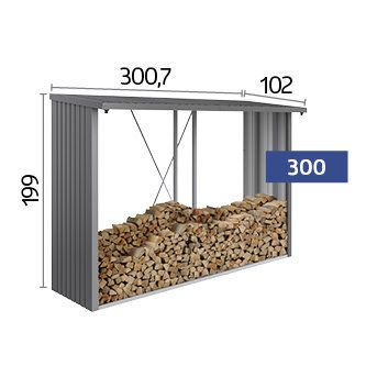 Grössenabbildung Biohort Woodstock 300